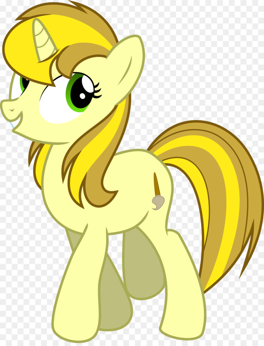 Unicorn Kuning，Fantasi PNG