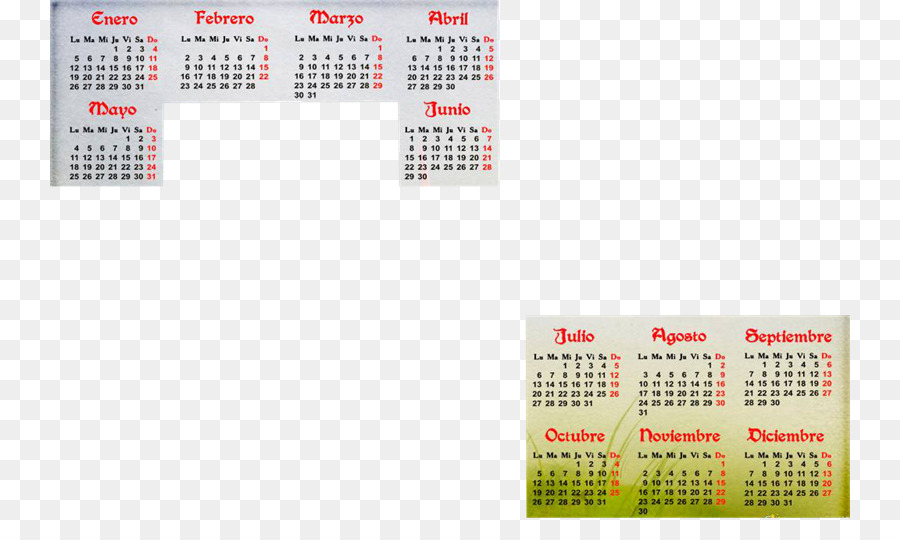 Kalender，Merek PNG