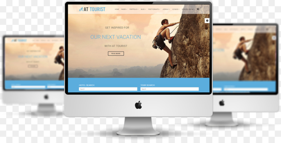 Desain Web Responsif，Template Web Sistem PNG