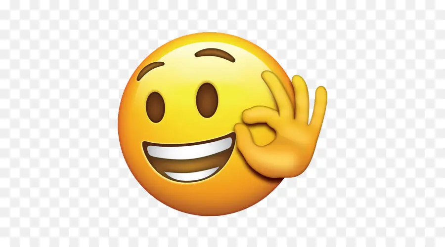 Emoji Mengedipkan Mata，Tersenyum PNG