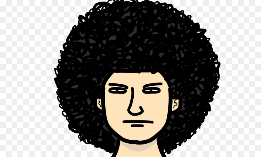 Gaya Rambut Afro，Keriting PNG