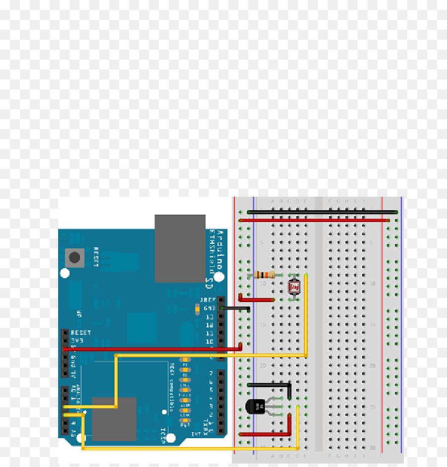 Arduino Dan Papan Tempat Memotong Roti，Sirkuit PNG