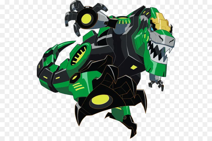 Dinosaurus Robot Hijau，Dinosaurus PNG