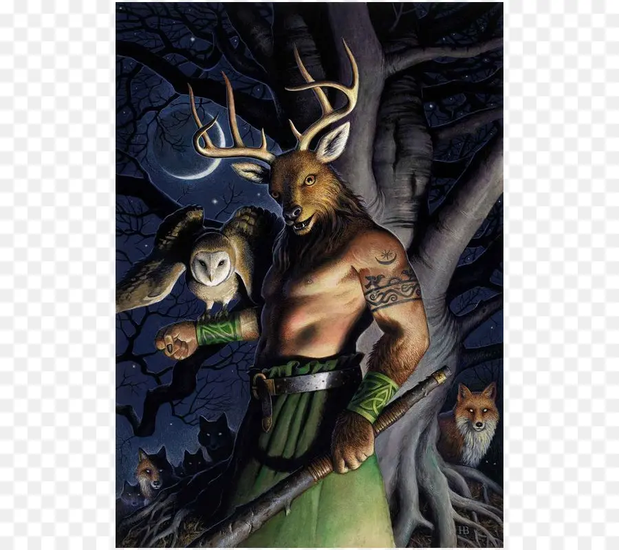 Cernunnos，Allah Bertanduk PNG