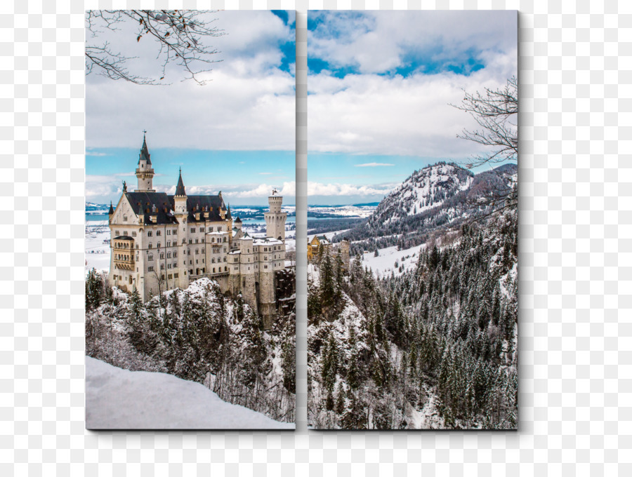 Kastil Neuschwanstein，Kastil Hohenschwangau PNG