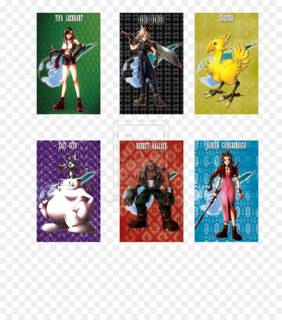 Final Fantasy Vii，Desain Grafis PNG