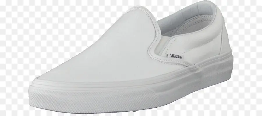 Sepatu Slip On Putih，Kasual PNG