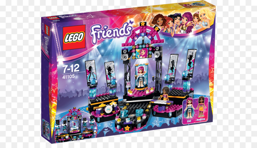 Lego Teman，Lego 41105 Teman Bintang Pop Show Panggung PNG