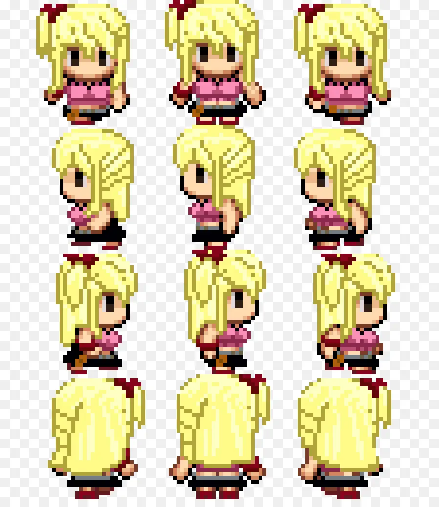 Karakter Piksel，Sprite PNG