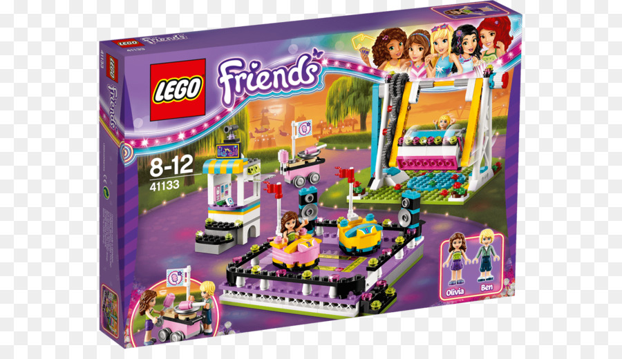 Lego 41133 Teman Teman Taman Hiburan Bumper Mobil，Lego Teman PNG