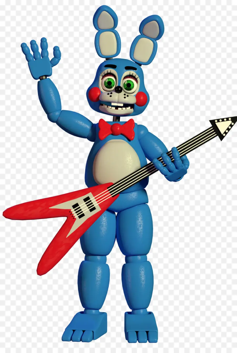 Kelinci Animatronik Biru，Gitar PNG