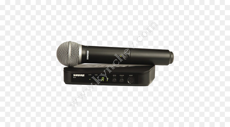 Mikrofon，Shure Blx24pg58 Sistem Wireless Handheld PNG
