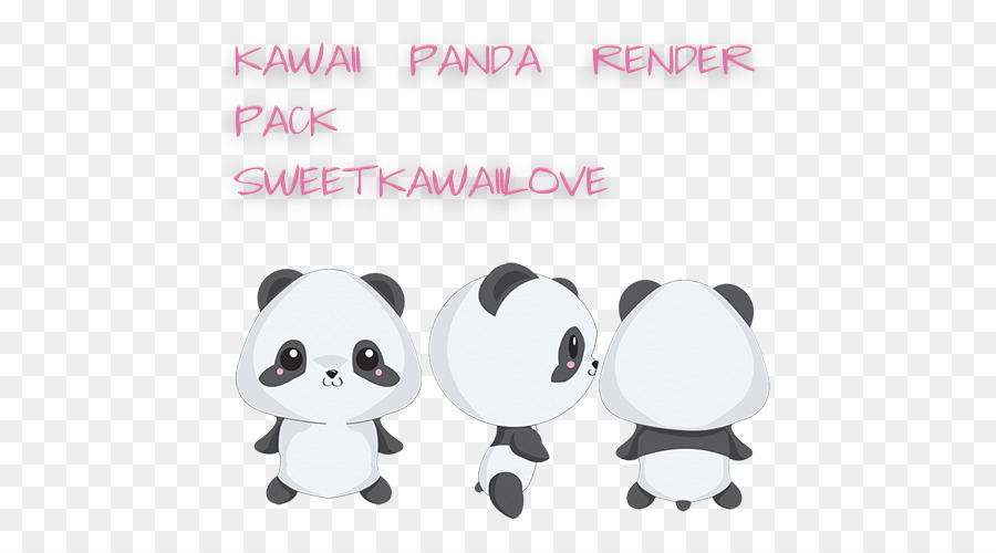 Panda，Imut Imut PNG