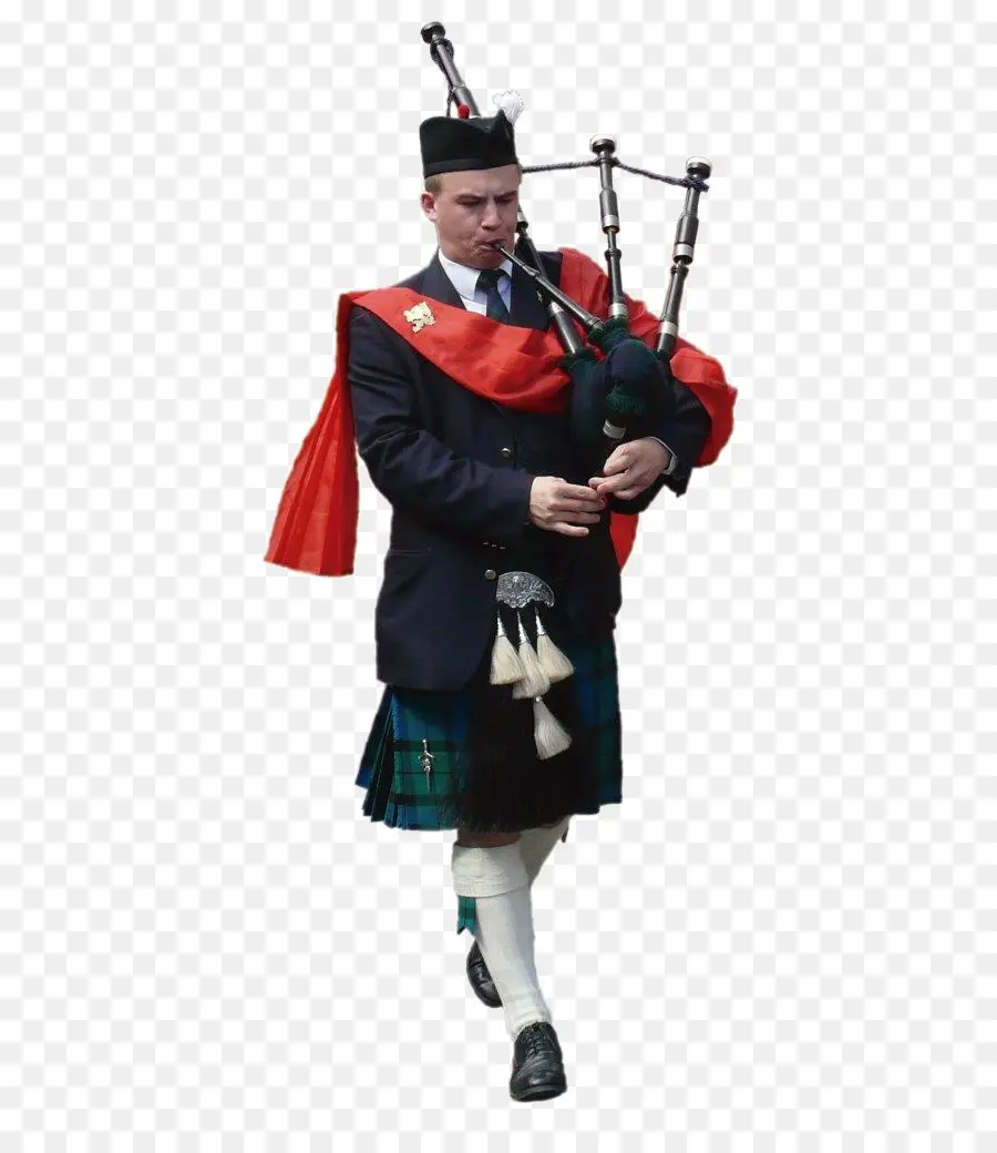 Bagpiper Dalam Pakaian Tradisional，Bagpipe PNG