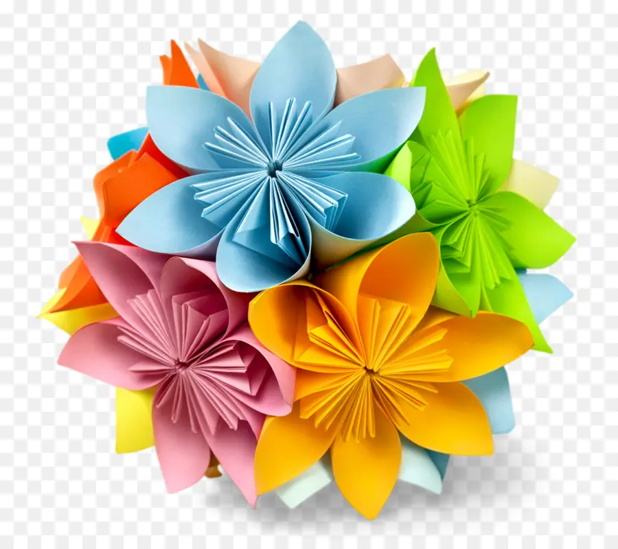 Bunga Origami，Origami PNG