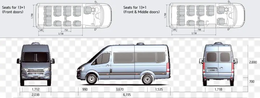 Hyundai H350，Van PNG