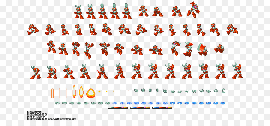 Robot Merah，Sprite PNG