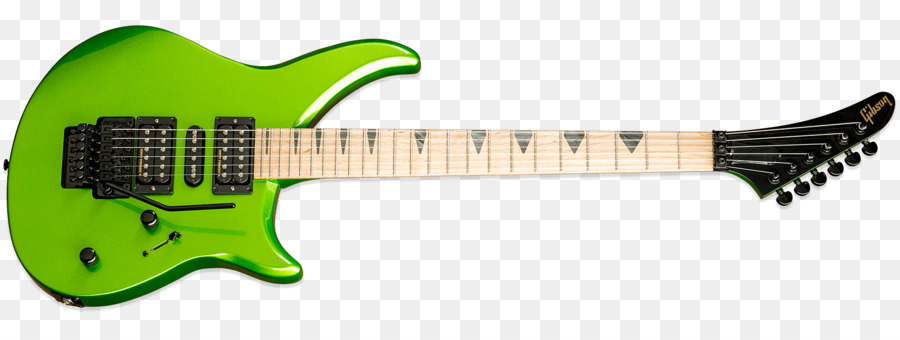 Gitar Listrik Hijau，String PNG