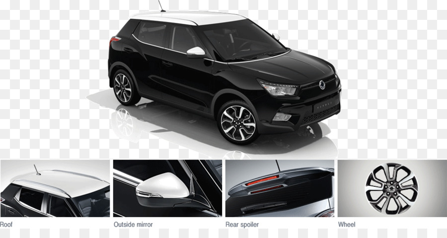 Ssangyong Tivoli，Roda Alloy PNG