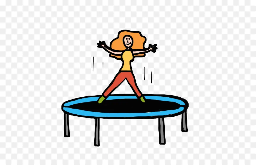 Trampolin，Melompat PNG