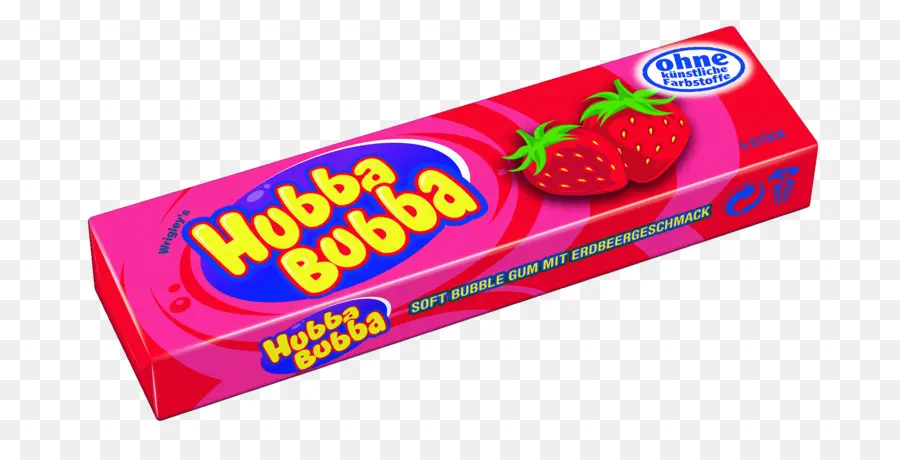 Hubba Bubba，Stroberi PNG