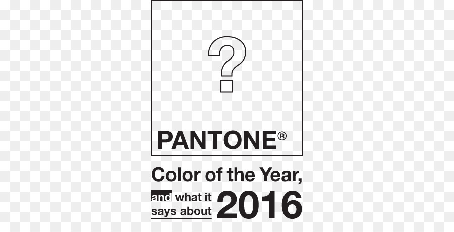 Warna Pantone Tahun Ini，2016 PNG