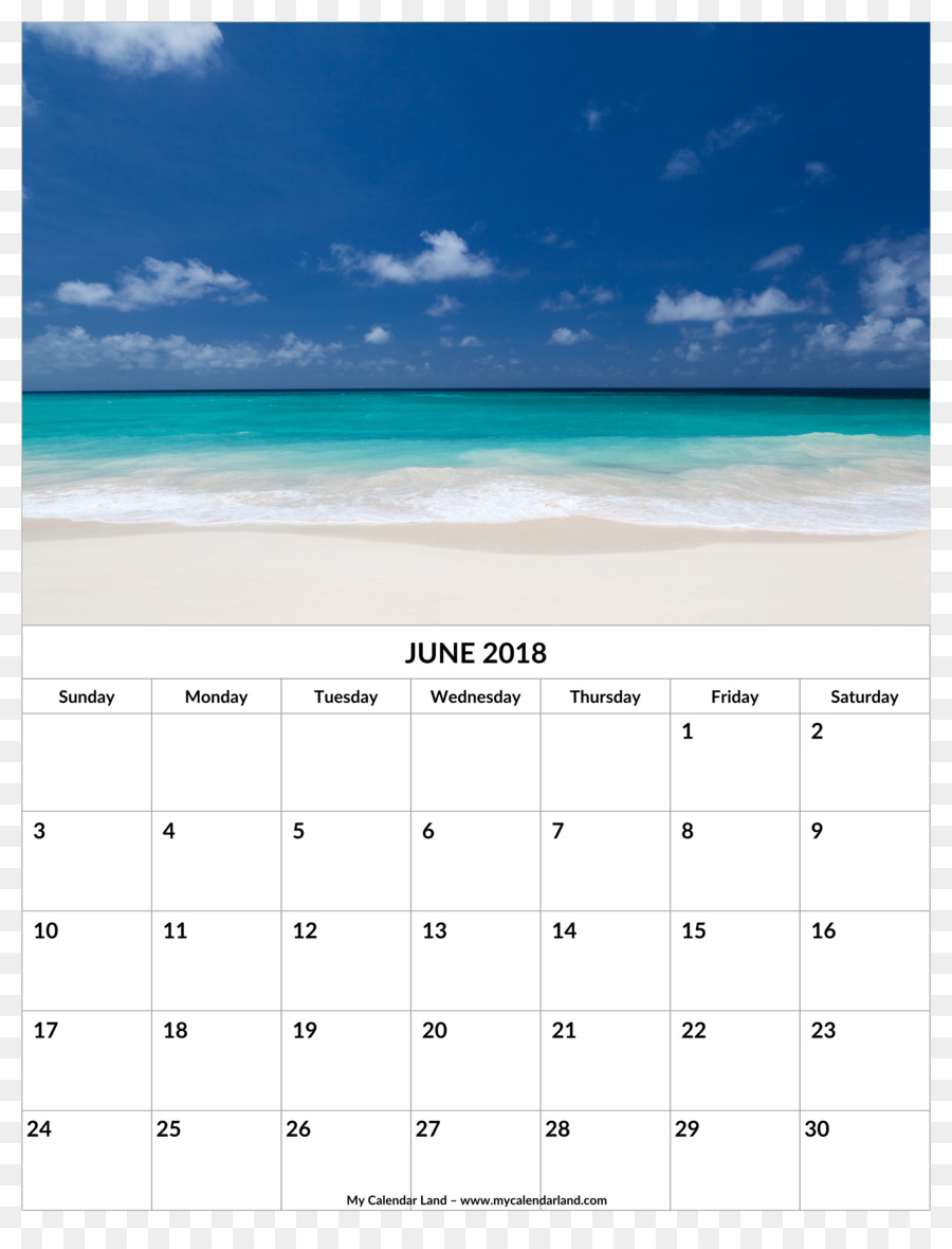 Kalender，2018 PNG