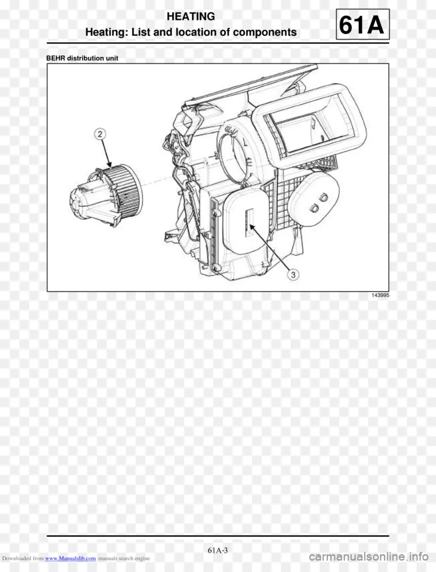 Sistem Pemanas Mobil，Diagram PNG