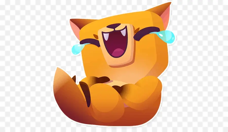 Kucing Tertawa，Emoji PNG