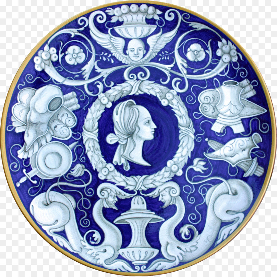 Seni Visual，Tembikar Biru Dan Putih PNG