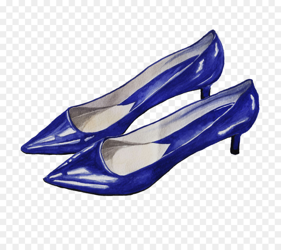 Biru，Highheeled Sepatu PNG