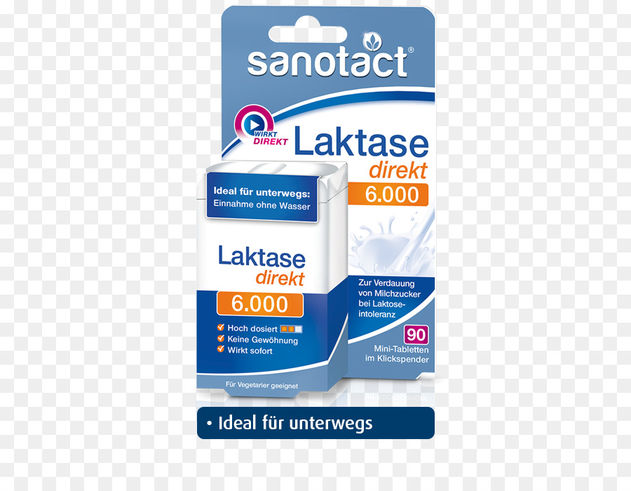 Tablet Laktase，Sanotact PNG