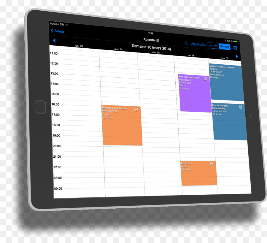 Tablet，Kalender PNG