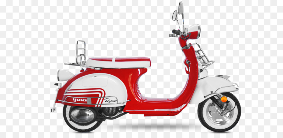 Skuter Merah，Sepeda Motor PNG