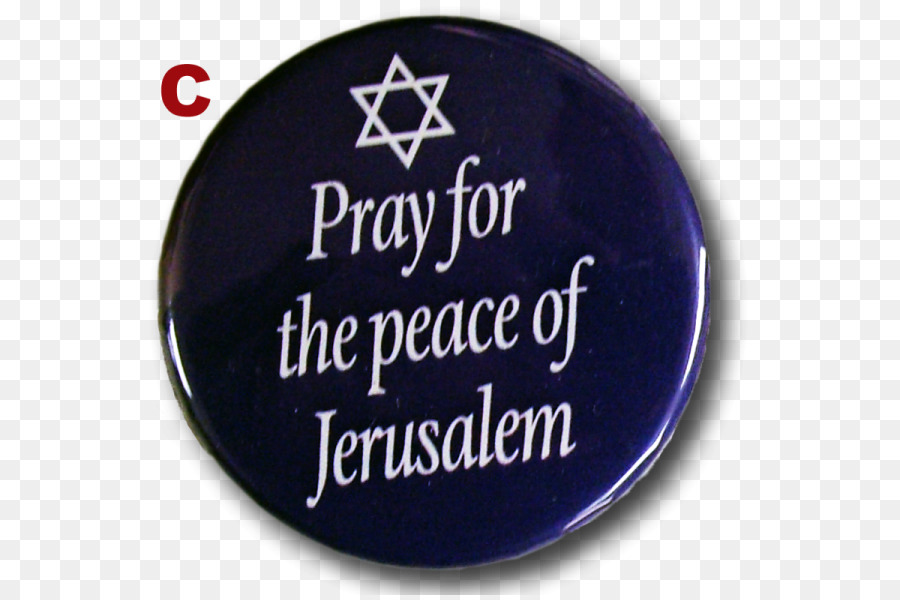 Berdoalah Untuk Kesejahteraan Yerusalem，Kerah Pin PNG