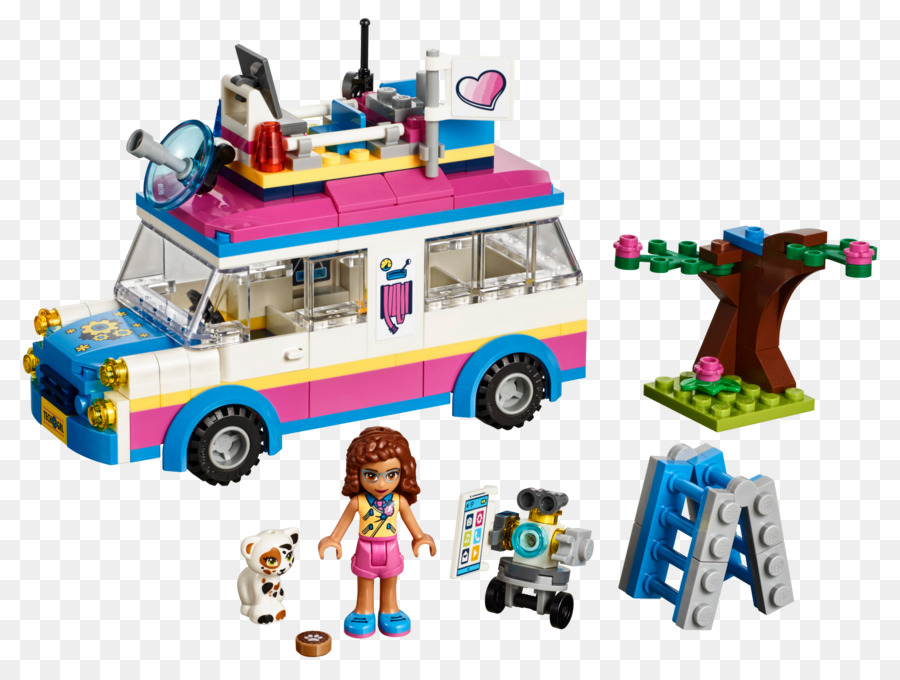 Lego 41333 Teman Teman Olivia Misi Kendaraan，Lego Teman PNG
