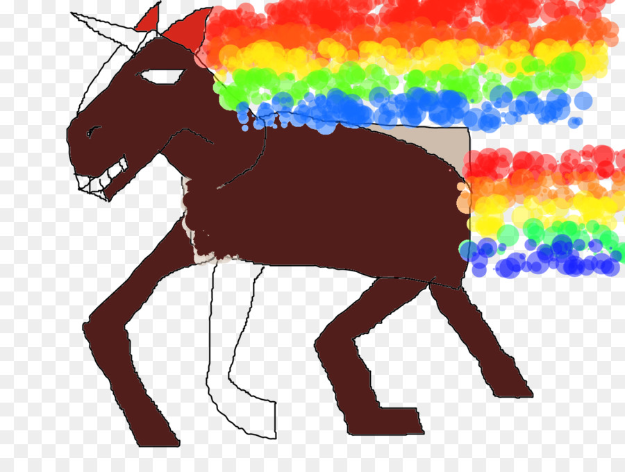 Unicorn Pelangi，Pelangi PNG