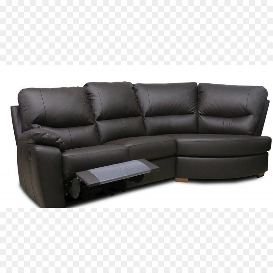 Sofa Kulit Coklat，Mebel PNG