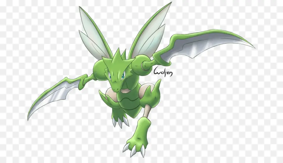 Scyther，Mantis PNG