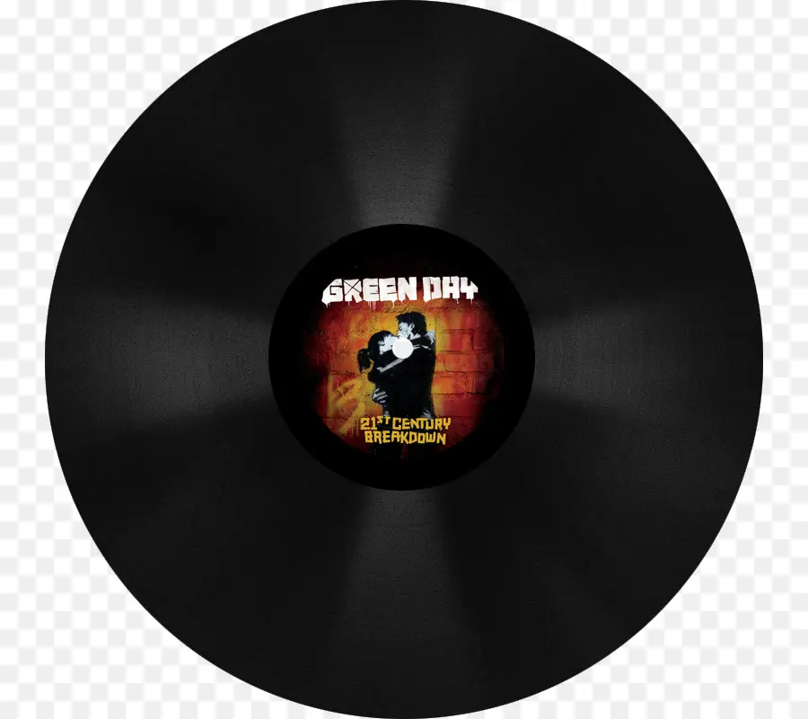 Rekaman Vinyl Hitam，Hari Hijau PNG