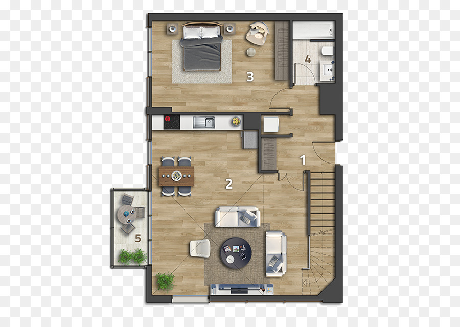 Denah，Apartemen PNG