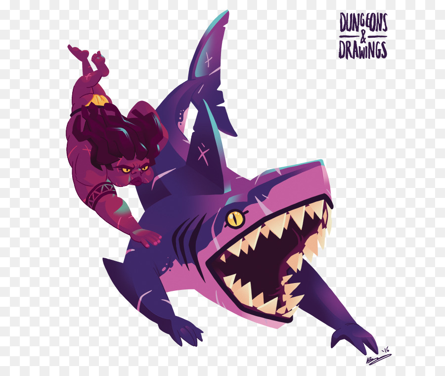 Wereshark，Dungeons Dragons PNG