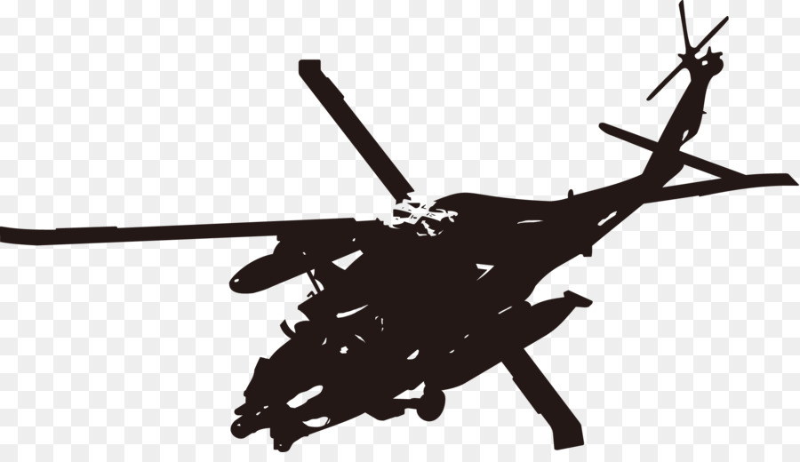 Siluet Helikopter，Helikopter PNG