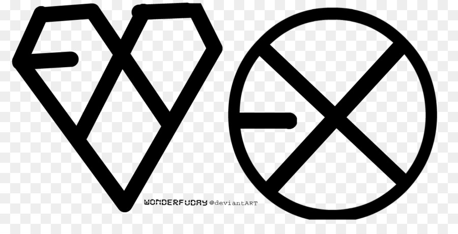 Logo Exo，K Pop PNG