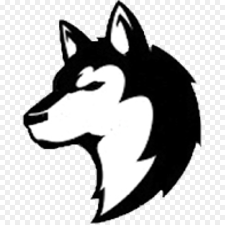 Logo Husky，Hitam PNG