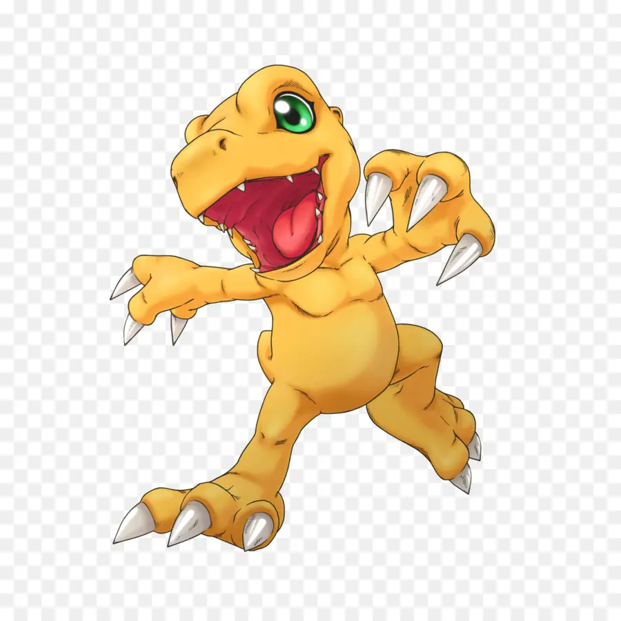 Dinosaurus Kuning，Kartun PNG