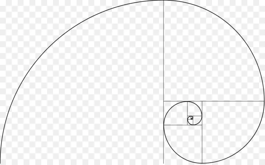 Bilangan Fibonacci，Spiral Emas PNG