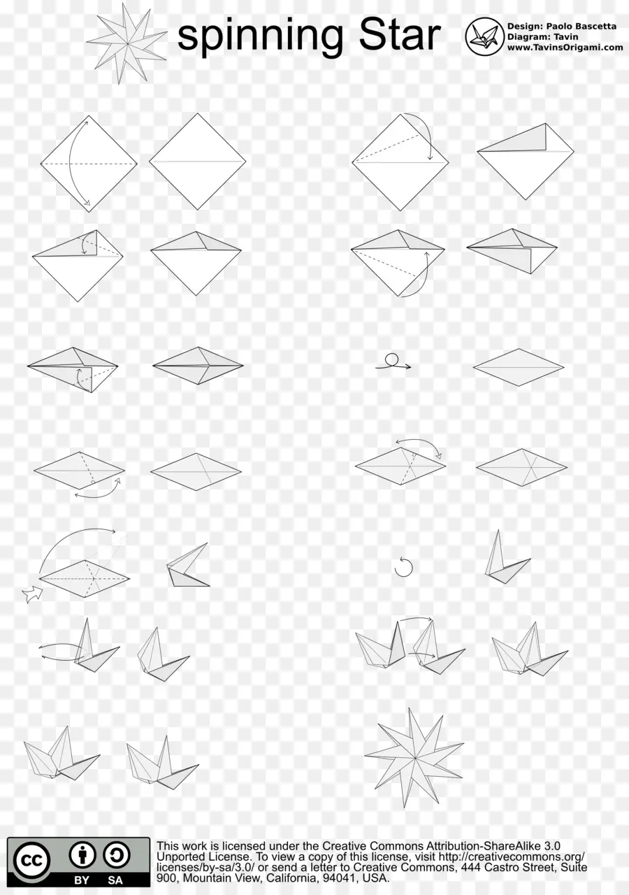 Instruksi Origami，Kertas PNG