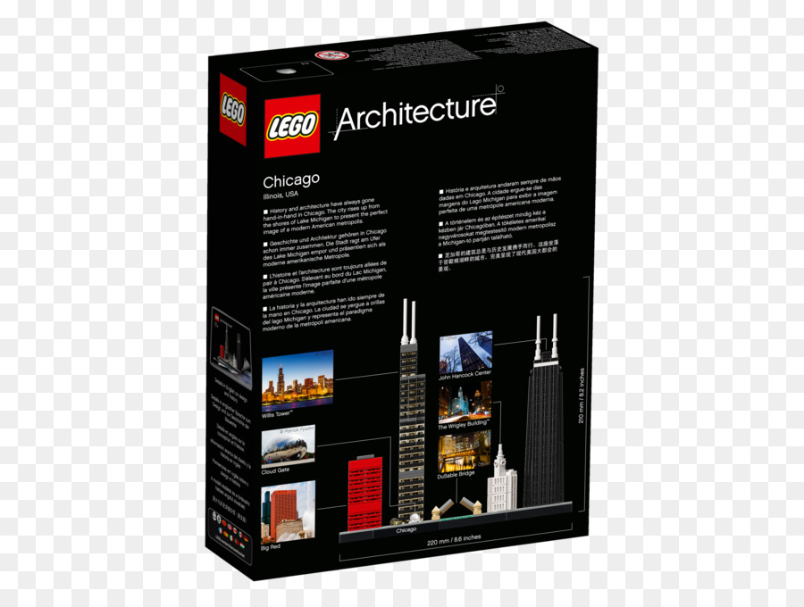 Lego 21033 Arsitektur Chicago，Lego Arsitektur PNG