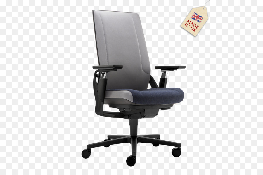 Kursi Kantor Abu Abu，Ergonomis PNG